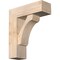 Ekena Millwork Legacy Block Smooth Bracket w/ Offset Brace, Douglas Fir, 7 1/2"W x 22"D x 26"H BKT0806X22X26LEC05SDF - alternate 1